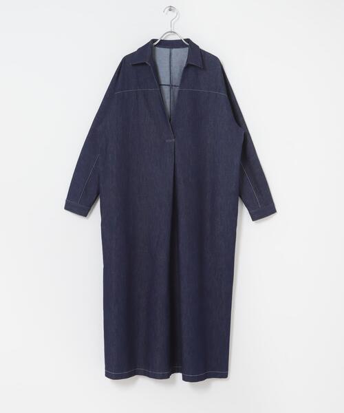 デニムのワンピース ワンピース スキッパーデニムワンピース : ZOZOTOWN Yahoo!店 - 通販