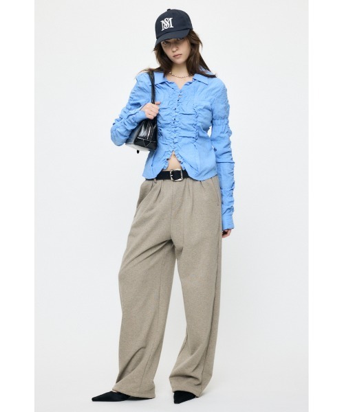 MOUSSY（マウジー） ブラウス シャツ 「26年SS新作」BUTTON UP