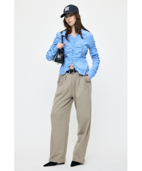MOUSSY（マウジー） ブラウス シャツ 「26年SS新作」BUTTON UP