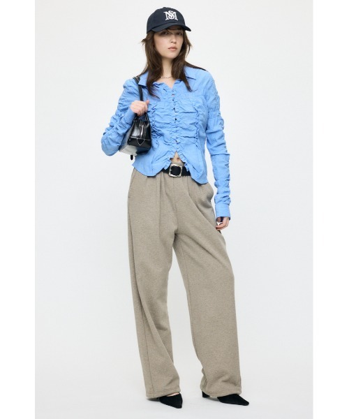 MOUSSY（マウジー） ブラウス シャツ 「26年SS新作」BUTTON UP