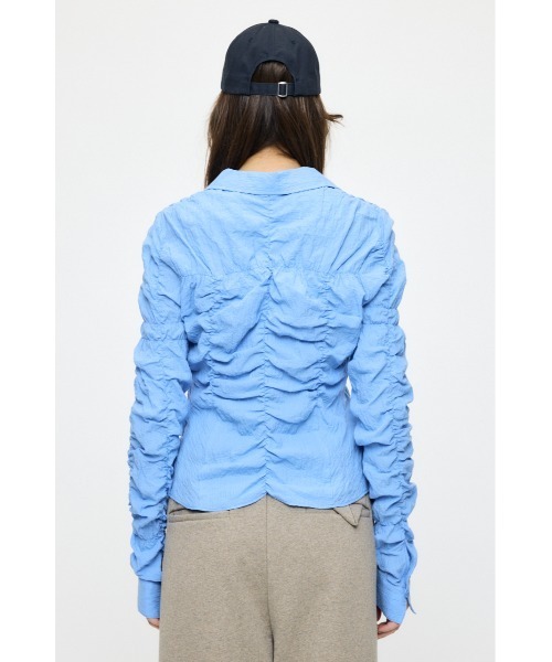 MOUSSY（マウジー） ブラウス シャツ 「26年SS新作」BUTTON UP