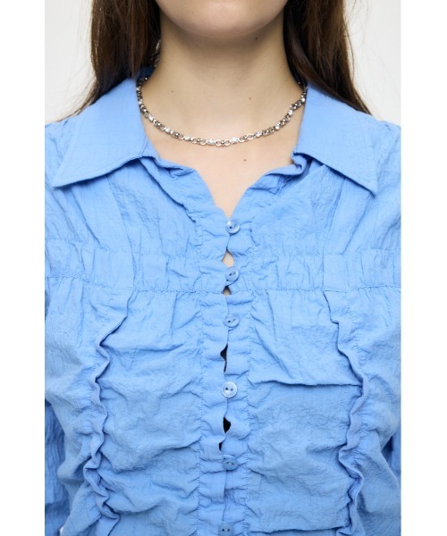 MOUSSY（マウジー） ブラウス シャツ 「26年SS新作」BUTTON UP
