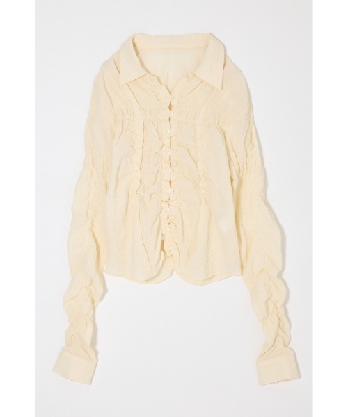 MOUSSY（マウジー） ブラウス シャツ 「26年SS新作」BUTTON UP