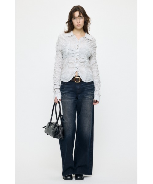 MOUSSY（マウジー） ブラウス シャツ 「26年SS新作」BUTTON UP