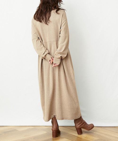 「AZUL ENCANTO」 ニットワンピース FREE ベージュ レディース_画像6
