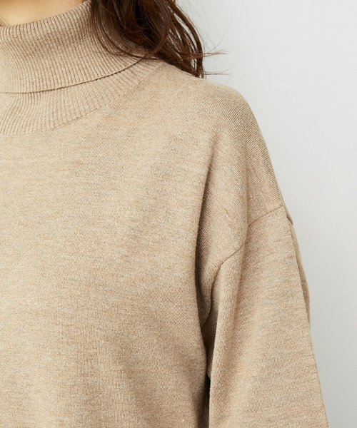 「AZUL ENCANTO」 ニットワンピース FREE ベージュ レディース_画像9