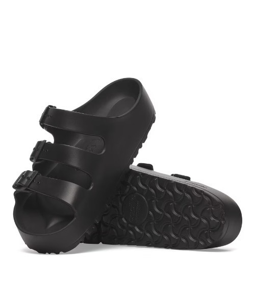 BIRKENSTOCK 黒 フラットシューズ 37 BIRKENSTOCK（ビルケンシュトック） フラットサンダル 37 ブラック