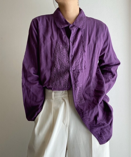 「AMAIL」 長袖ブラウス FREE ブラック レディース_画像3