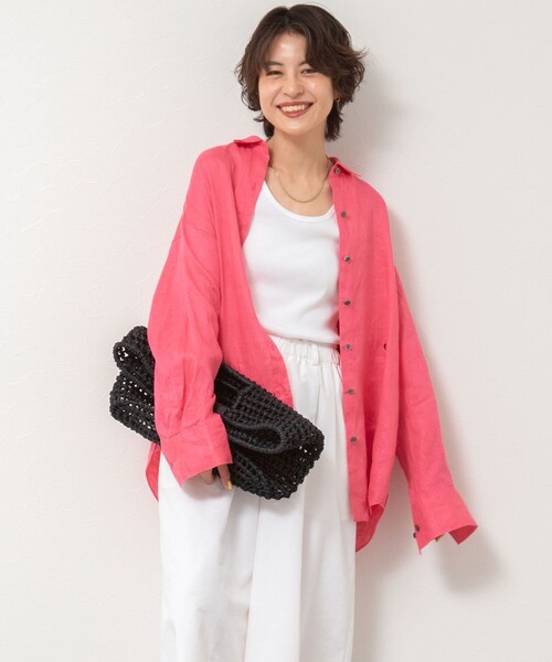 「NOLLEY'S」 長袖シャツ FREE ピンク レディースの画像