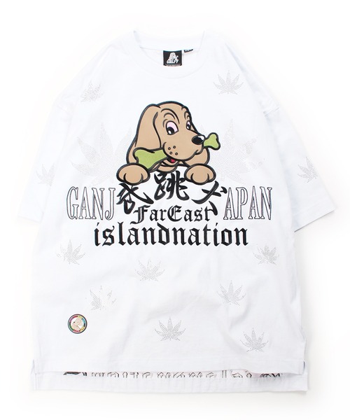 国際謦察の武跳犬 マザリ　GALFY コラボTシャツ　未使用　Lサイズ GALFY（ガルフィー） tシャツ 「GALFY/ガルフィー」ガンジャパンTee