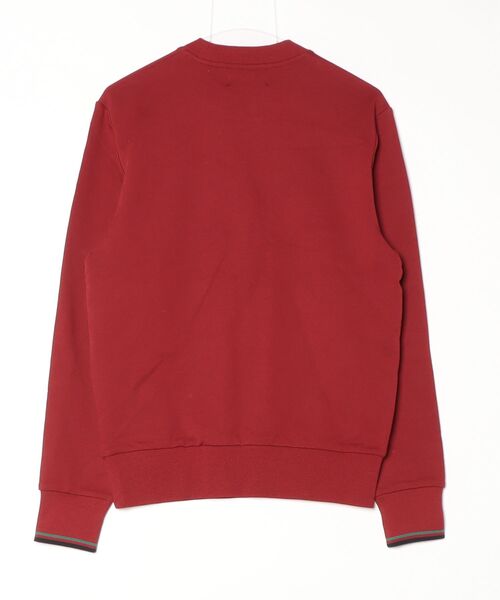 「FRED PERRY」 スウェットカットソー S ワイン レディースの画像