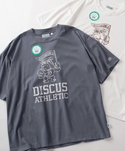 DISCUS tシャツ 「71」「DISCUS/ディスカス」DOG＆FOOD 梨地 クール