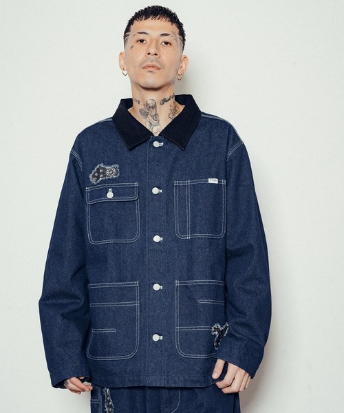 「Subciety」 カバーオール X-LARGE ブラック メンズ_3