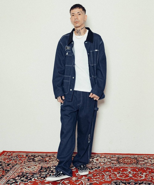 「Subciety」 カバーオール X-LARGE ブラック メンズ_6