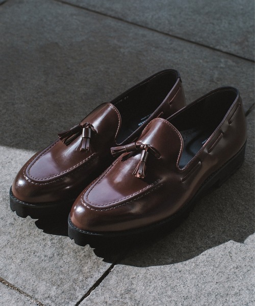 ローファー ケンフォード K026 TANK SOLE TASSEL LOAFERS タンクソール