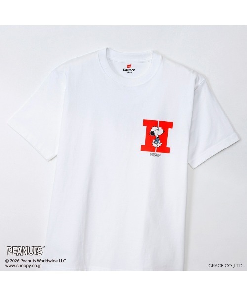 Hanes（ヘインズ） tシャツ 「74」「Hanes/ヘインズ」 BEEFY PEANUTS