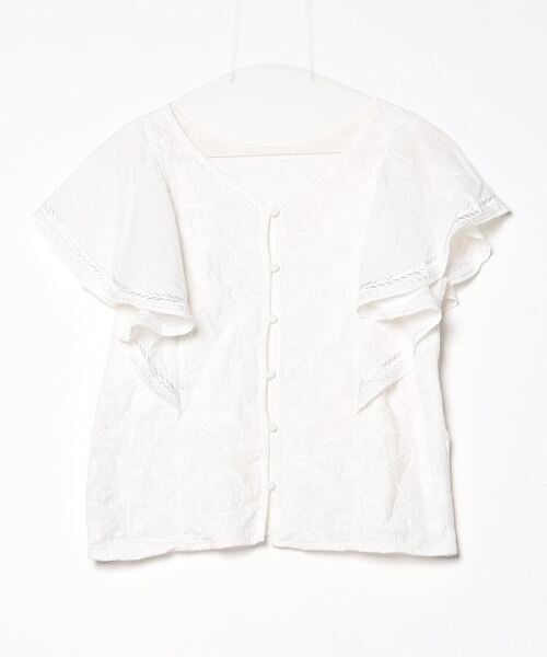 「Khaju」 ノースリーブブラウス ONE SIZE ホワイト レディース_画像2