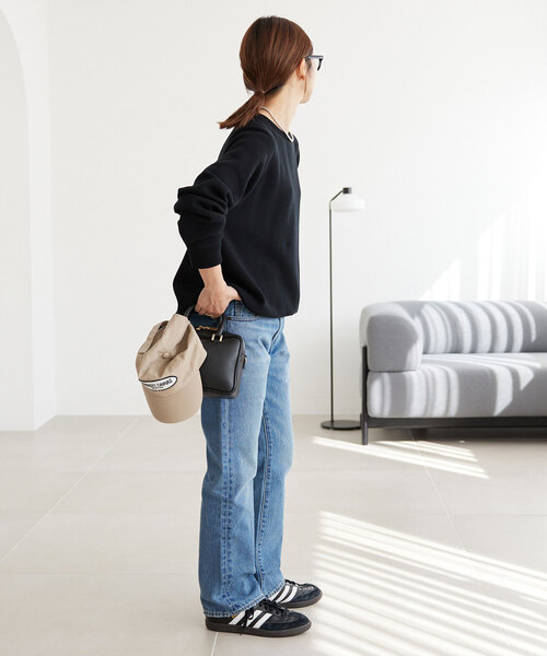 「SLOBE IENA」 長袖ニット FREE ライトグレー レディース_画像6