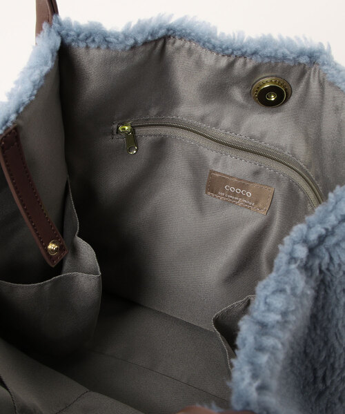 「COOCO」 トートバッグ 9 グレー レディース_画像5