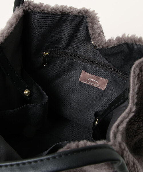 「COOCO」 トートバッグ 9 グレー レディース_画像6