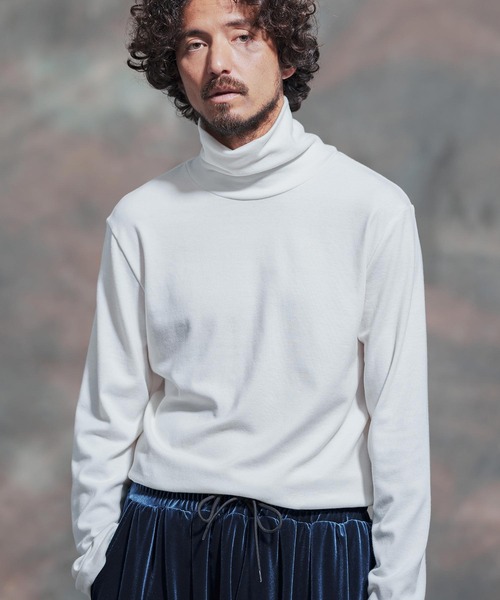 「Jih Nunc」 長袖Tシャツ S ブルー メンズ_画像2