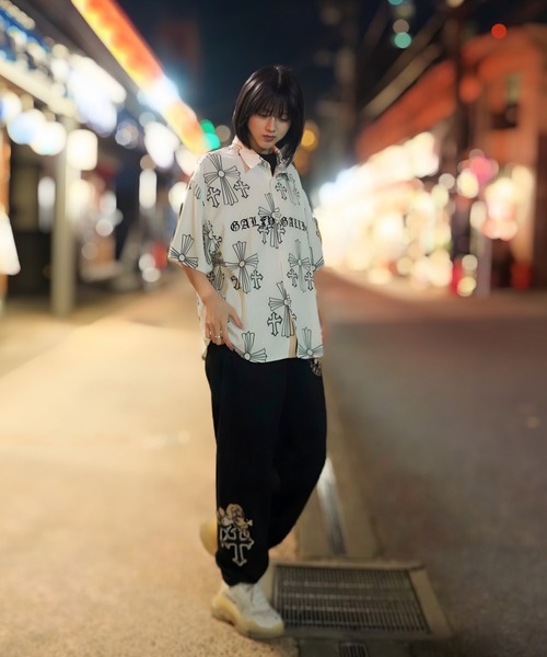 GALFY（ガルフィー） シャツ GA×GALFY-別注十字架わんわん柄シャツ