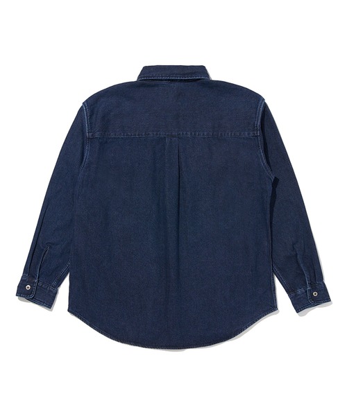 「Levi's」 「Levi’s Silver Tab」長袖シャツ M ダークインディゴブルー メンズ_画像9