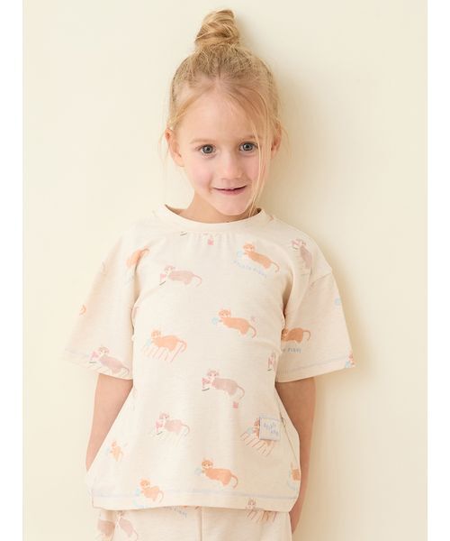 gelato pique（ジェラートピケ） パジャマ 「KIDS」シーサイドキャット