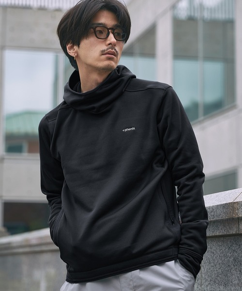 「+phenix」 プルオーバーパーカー X-LARGE ブラック メンズ