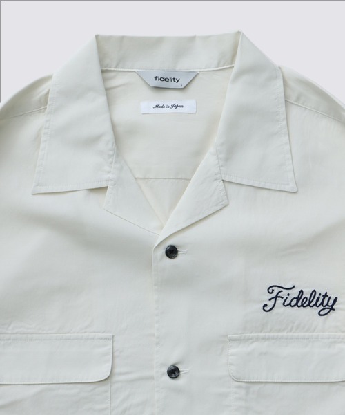 「FIDELITY」 長袖シャツ MEDIUM ブラック メンズ_画像2