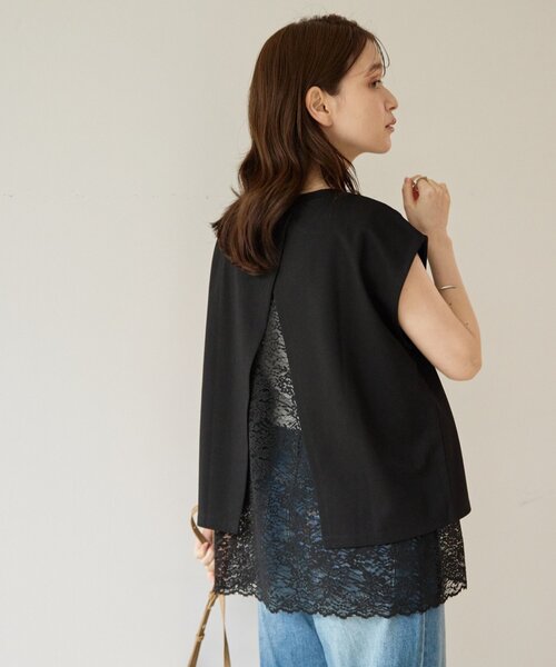 tシャツ 半袖 「Noka」後ろレーススリットTシャツ レディース | Discoat | 14