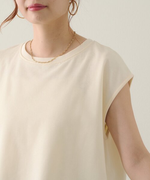 tシャツ 半袖 「Noka」後ろレーススリットTシャツ レディース | Discoat | 22