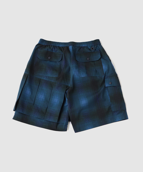 パンツ White Mountaineering(ホワイトマウンテニアリング) OMBRE CHECK SKIRT PANTS メンズ レディースの画像