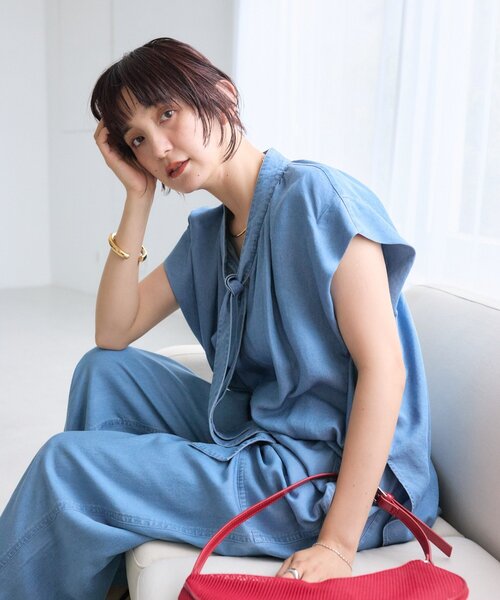 RIVE DROITE（リヴドロワ） ブラウス シャツ 半袖 「セットアップ対応 