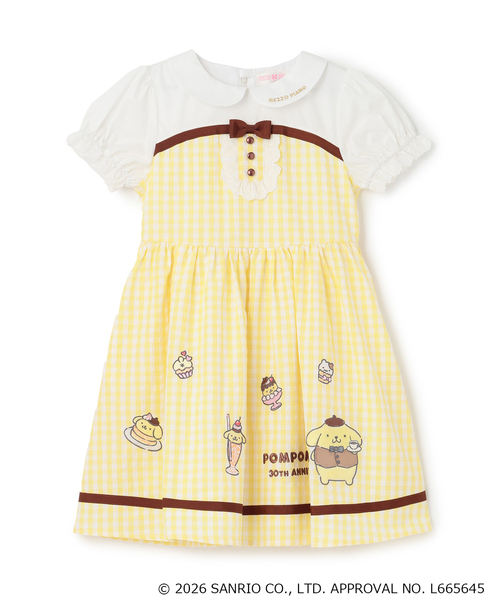 公*o様 MEZZO PIANO ミミポポエマちゃん　スイーツワンピース 120 mezzo piano ワンピース 「ポムポムプリン」ワンピース キッズ 子供服