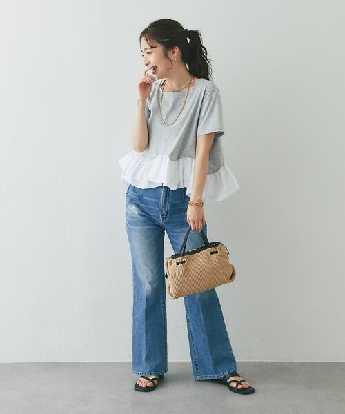 La boutique Bonbon（ラブティックボンボン） ブーツカットデニム