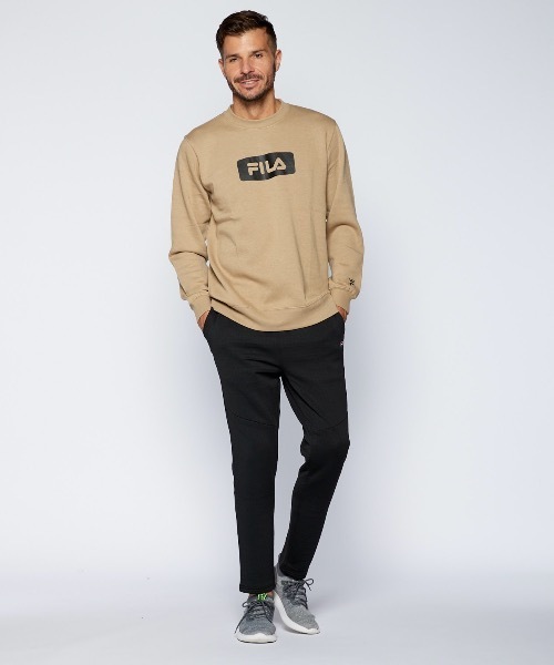 「FILA」 イージーパンツ X-LARGE ダークグリーン メンズ_画像5
