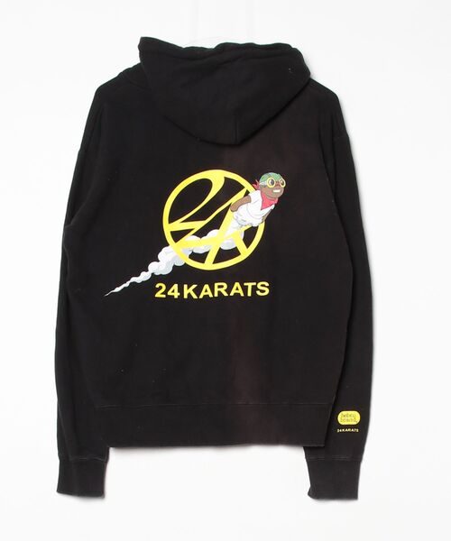 24karats プルオーバーパーカー M ブラック メンズ : ZOZOTOWN Yahoo 
