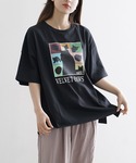tシャツ 半袖 キャットグラフィック ビッグシ...の詳細画像4