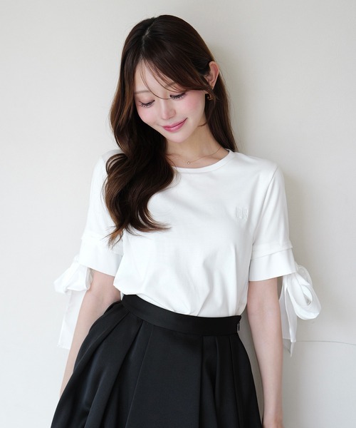 EIMY ISTOIRE（エイミーイストワール） tシャツ 半袖 ATTACHED 