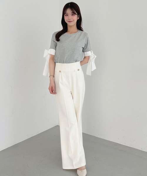 EIMY ISTOIRE（エイミーイストワール） tシャツ 半袖 ATTACHED