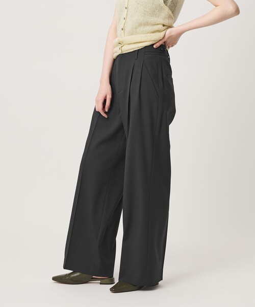 BEAUTY&YOUTH UNITED ARROWS吸水速乾防シワウォッシャブル BEAUTY＆YOUTH UNITED ARROWS ワイドパンツ パンツ ポリエステル