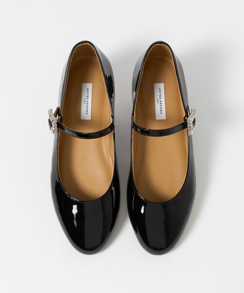 【美品】UNITED ARROWS ビジュー メリージェーン 23cm パンプス UNITED ARROWS（ユナイテッドアローズ） シューズ ビジュー メリー