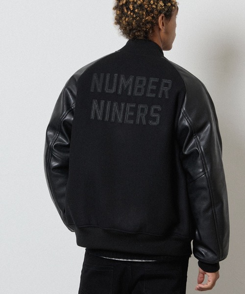 NUMBER (N)INE（ナンバーナイン） スタジャン RAGLAN SLEEVE PATCHED