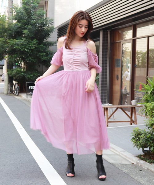 ワンピース チュールオフショルワンピース Zozotown Paypayモール店 通販 Paypayモール