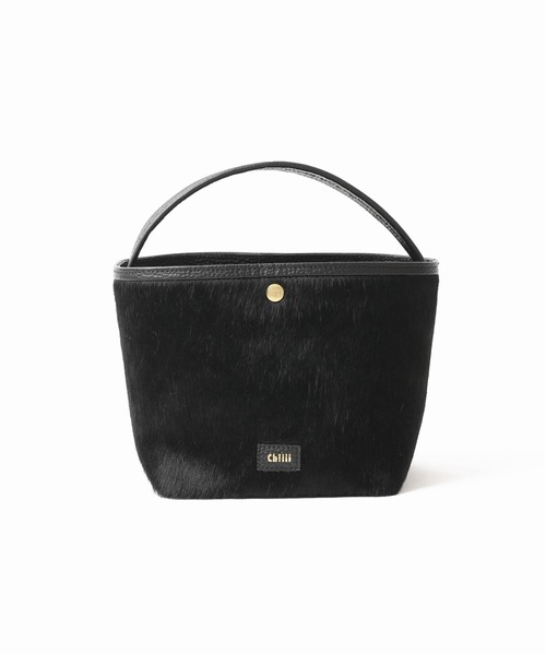 【4/25までの限定価格】希少! ch!iiibag ヘアハイド バスケット 希少 ch!iiibag ノーブル別注 ヘアハイド バスケットBAG チーバッグ