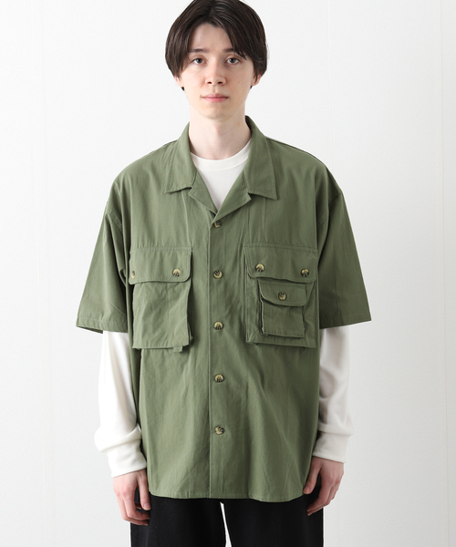 willis& サファリシャツ Willis & Geiger》×《Eddie Bauer》のダブルネーム！抜群に