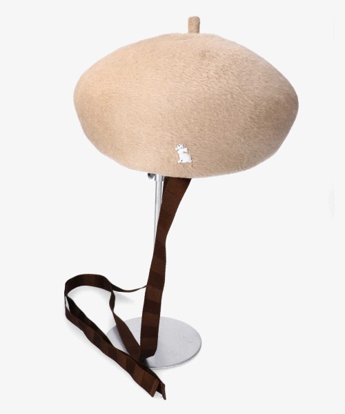 帽子 arth Fur Felt Beret リボン　ベレー帽 arth 帽子 ベレー帽 Fur Felt Beret / アース レディース