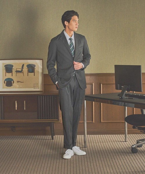 新品同様 Salon de GW ストレッチTRジャケット&パンツ S GLOBAL WORK（グローバルワーク） ジャケット テーラードジャケット
