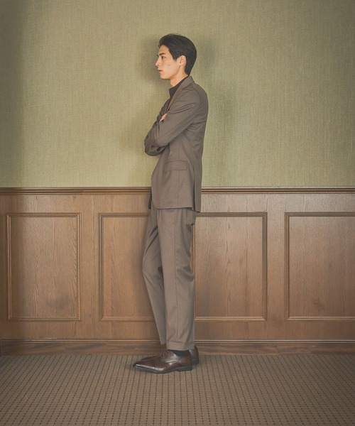Salon de GW ストレッチTRセットアップスーツ　ジャケット　スラックス GLOBAL WORK ジャケット テーラードジャケット ストレッチTR